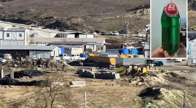 The truck driver was seriously injured after drinking antifreeze from a soda bottle.