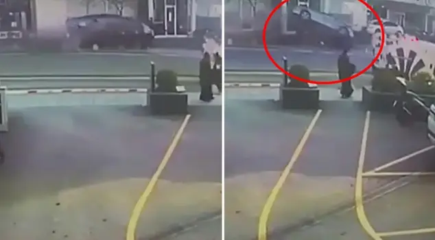 The moment of the accident in Şişli captured second by second on camera.