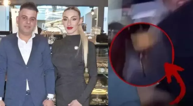 Images have emerged of Tuğyan pointing a gun at her boyfriend! Profanities and insults...