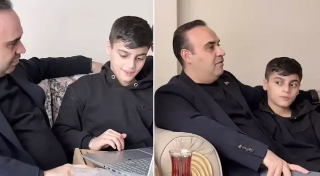 Children who returned the bag full of gold received an award from the Minister.