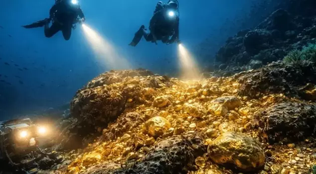 Historical discovery from China! A giant gold mine has been found underwater.