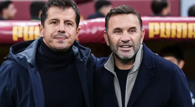 Emre Belözoğlu cannot get the better of Okan Buruk.