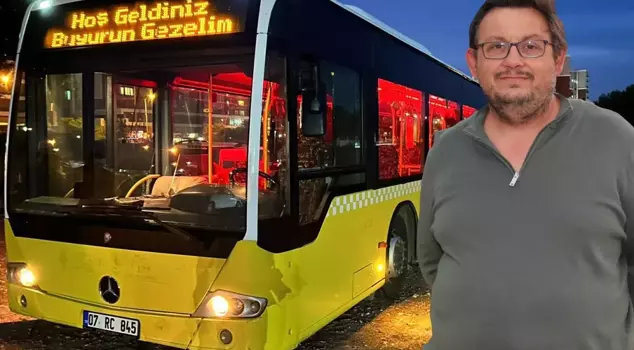 The IETT bus arrived, and it gathered the neighborhood behind it! When evening comes, the lights turn on, and the music starts.