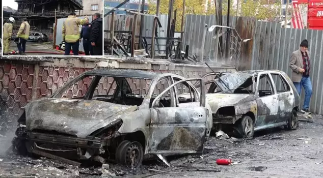 The café that was parked in front of the car fire has turned to ashes: We were supposed to have the opening tomorrow.