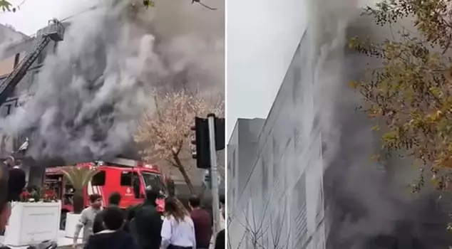 Fire in a five-story building on Bağdat Avenue! Flames engulfed everything.