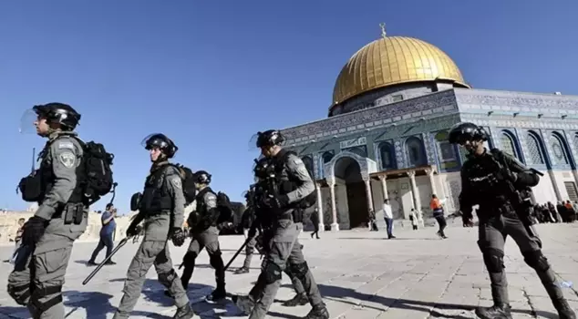 The Israelis, who have occupied Palestinian territories, raided the Al-Aqsa Mosque.