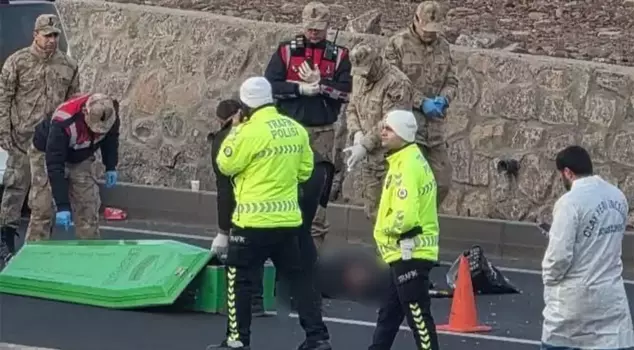 While trying to cross the road, a man was hit by two vehicles and lost his life.