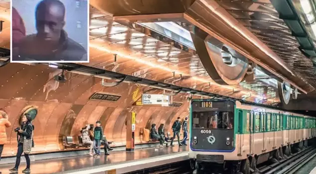 Knife attack horror at three metro stations in Paris: Three women injured.