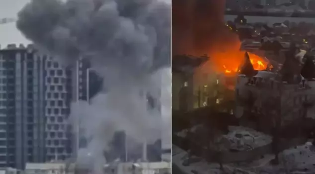 $30,000 nightmare! 500 shots were fired at Kiev, flames are rising from every point.