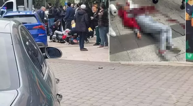 Экс-супруг, который перерезал горло своей бывшей жене на улице, не смог посмотреть эти кадры в суде.