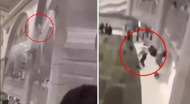 المسجد الحرام: حدث مروع! جعل نفسه درعًا تقريبًا