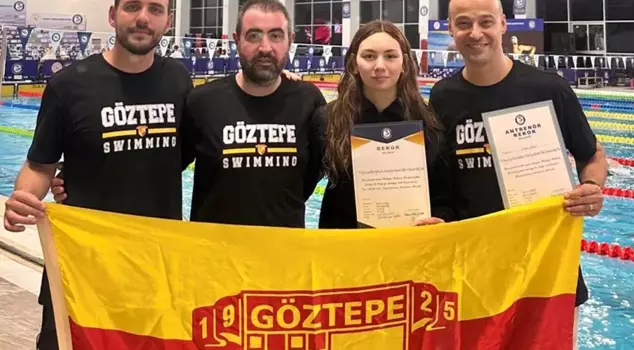 National swimmer Derin Akar broke the 11-year-old Turkish record at the championship in Antalya.