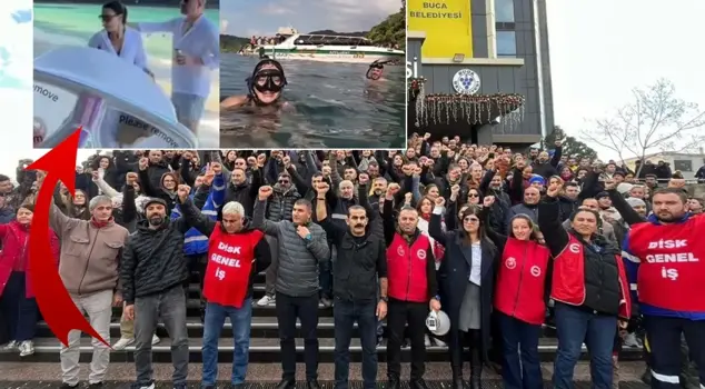 In the district where workers have not received their salaries, the mayor is on vacation in Thailand with a famous artist.