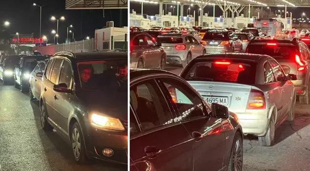 They are coming to Turkey in droves! Those doing New Year's shopping have piled up at the border gates.