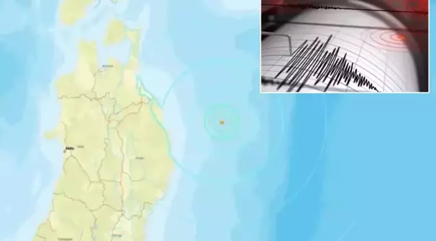 В Японии произошло землетрясение магнитудой 6.