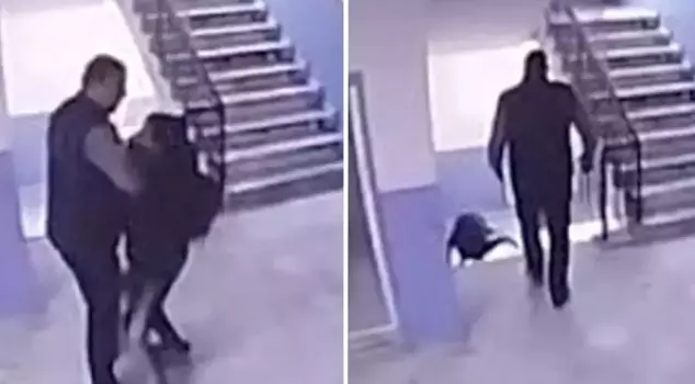 Eviction of the school principal who pushed his autistic student down the stairs.