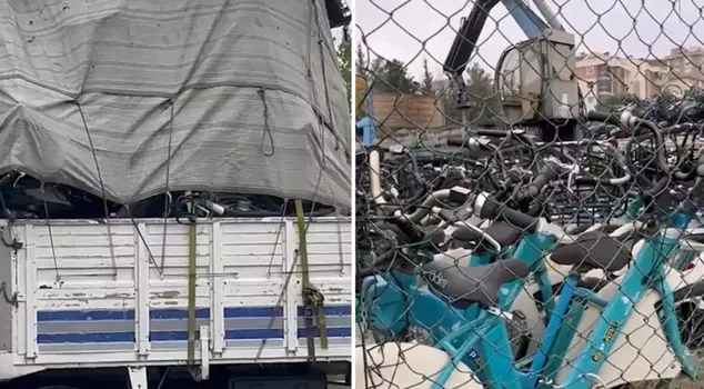 Heart-wrenching image: Millions of lira of public resources have become scrap.