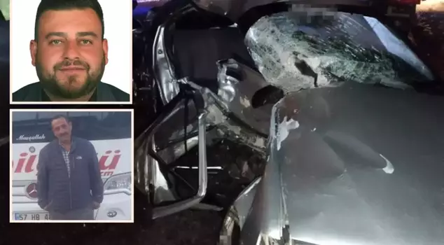 Terrible accident in Sinop: They could not survive the vehicle.