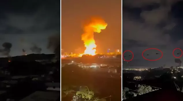 أول صور من فنزويلا حيث وقعت العديد من الانفجارات.