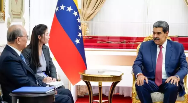 Look at which country Maduro had his last meeting with.