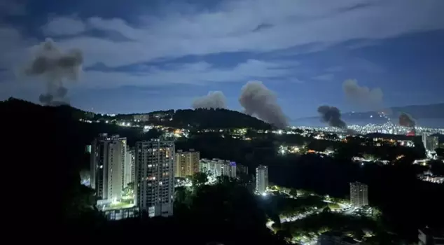 عاصمة فنزويلا كاراكاس شهدت العديد من الانفجارات