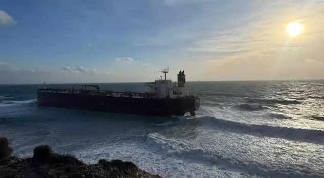 Regarding the tanker that ran aground in Çanakkale, the detail of 