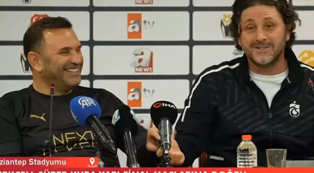 The viral dialogue between Fatih Tekke and Okan Buruk.