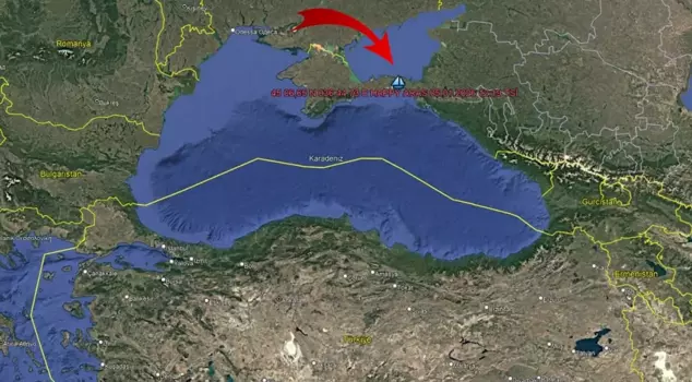 Турецкое судно, дрейфующее в Черном море, село на мель.