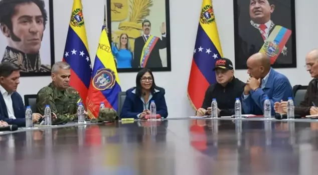 Rodriguez's first decree: Those who support the U.S. will be arrested.