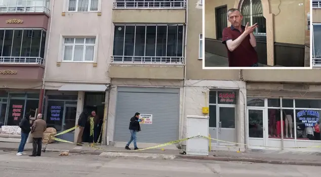 The assaulted person was found dead at the apartment entrance.