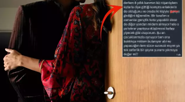 The man who learned of his wife's betrayal after 8 years: She had an affair with two people.