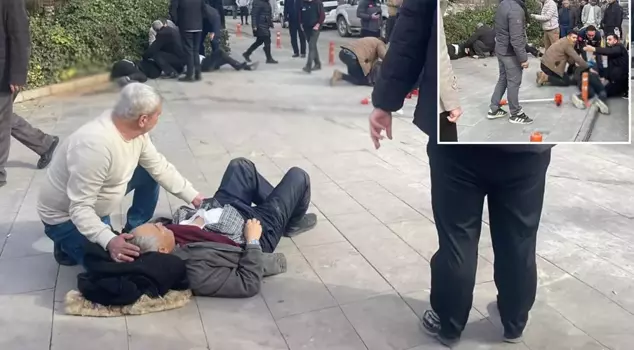 A father and his three sons were shot in the middle of the street! Their conditions are critical.