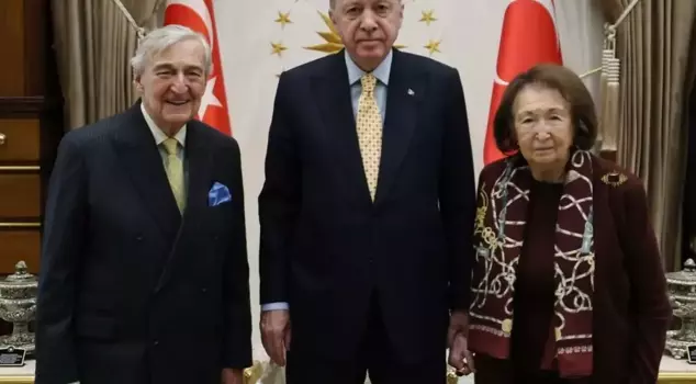 President Erdoğan met with Rahmi Koç.