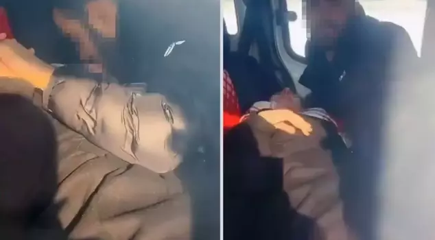 The scene is from Turkey! A couple caught inappropriately in a car faced the wrath of an angry aunt.