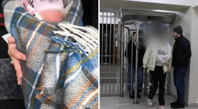 Inhumane event: A couple attempting to sell their newborn baby has been arrested.