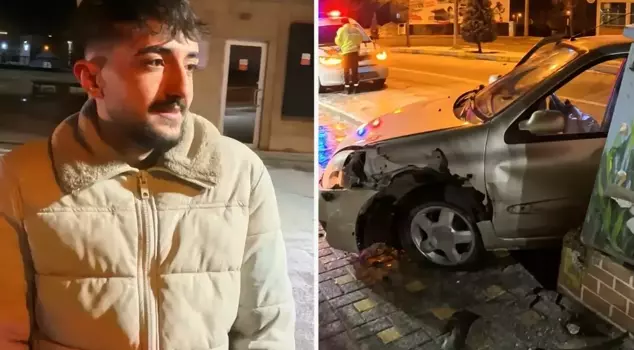 The drunk driver crashed into the electrical panel: I drank for the first time, and I had an accident then.