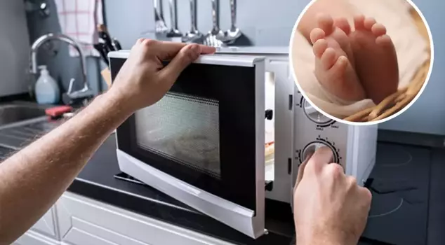 قتل طفلها حديث الولادة في الميكروويف