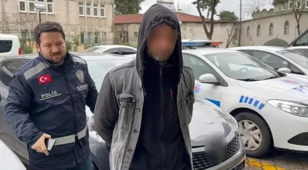 He was arrested after being released from threatening his wife and going home to assault her.