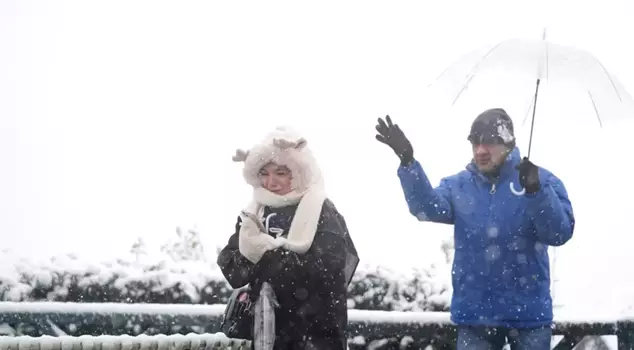 إنذار ثلجي في إسطنبول! إليك الساعة التي ستزيد فيها تأثير الهطول.