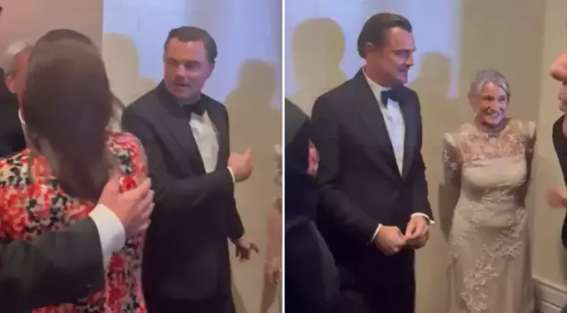 Interesting moments at the Golden Globes! DiCaprio's attempt to introduce his mother fell flat.