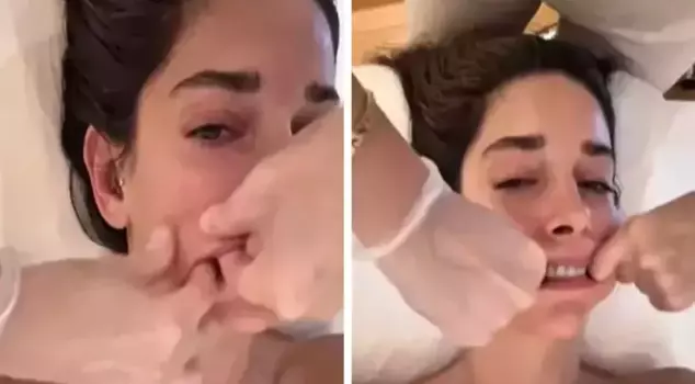 إلفين ليفينلر حصل على تدليك داخل فمه.