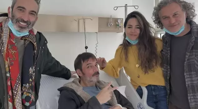 Colleagues support Ufuk Özkan, who was hospitalized for a liver transplant.
