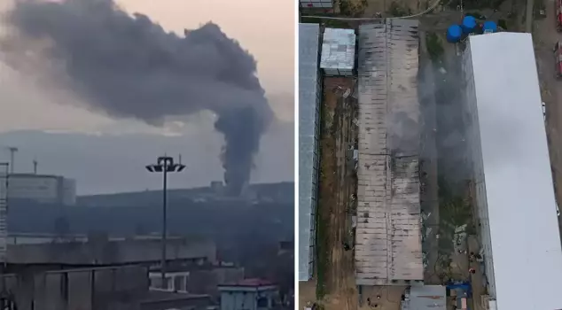 Пожар в городской больнице, видимый со всех концов города, был потушен.