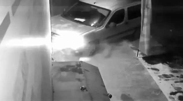 The driver who suffered a heart attack while behind the wheel and crashed has died; those moments were captured on camera.