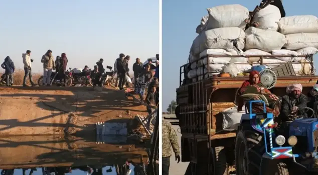 تم فتح ممر إنساني في سوريا رغم YPG، وسقط الآلاف من المدنيين في الطرق.