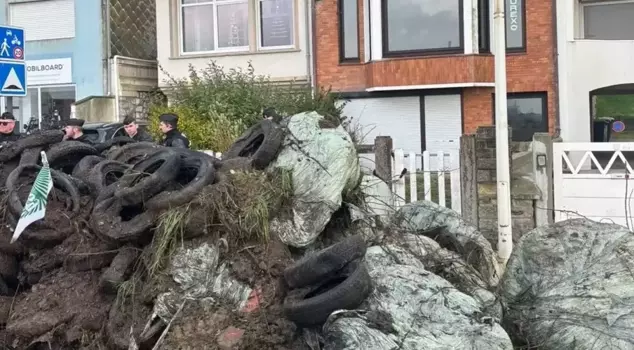 Сильный протест французских фермеров: на этот раз целью стал дом Макрона.