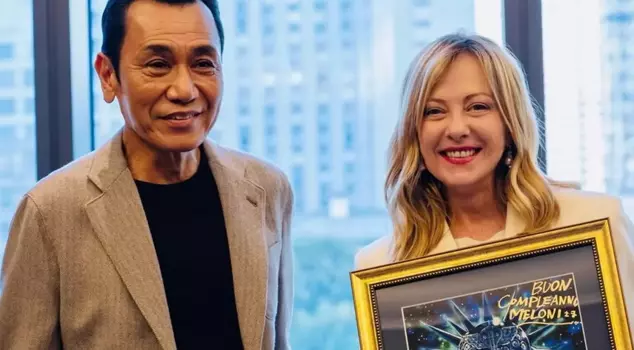 An extraordinary gift from manga artist Hara to Italian Prime Minister Meloni.