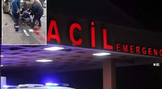 موت عامل النظافة المروع! علق بين المركبات المتصادمة