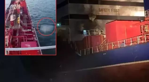 Russia had attacked! Here are the moments when the Turkish ship was hit.