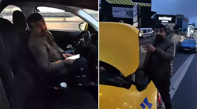 سائق التاكسي اعتذر أولاً عن المسار ثم عن عدد الركاب! لم يقبل الركاب ذوي الاحتياجات الخاصة في السيارة.